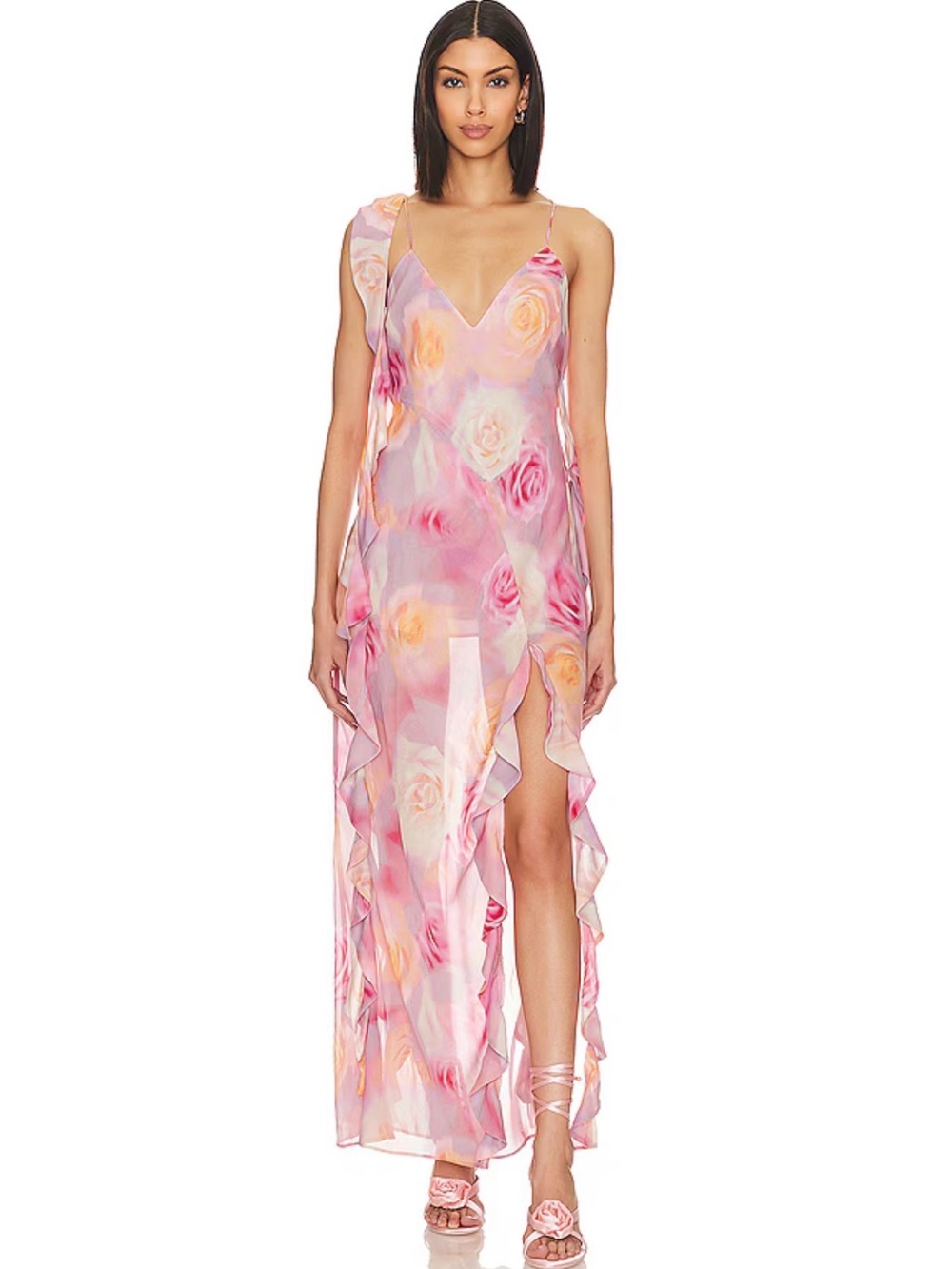 NWT For Love & Lemons Beate Maxi Dress